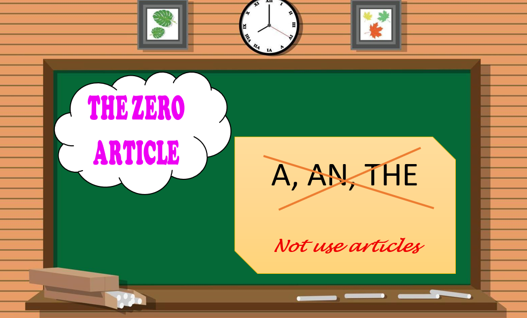 THE ZERO ARTICLE